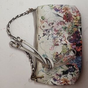 Elliott Lucca Vtg Garden Floral Print Womens Crossbody Bag BOHO RETRO CUTE